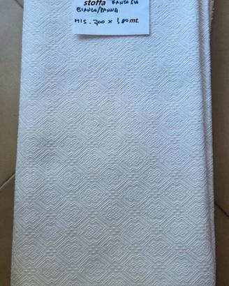Stoffa vintage a fantasia panna(22-bianc.corr.nonn