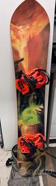 Set snowboard DWD Wizard stick 158 completa