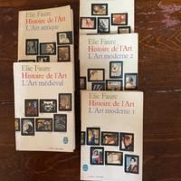 Elie Faure, Storia dell'Arte,5 volumi, in francese