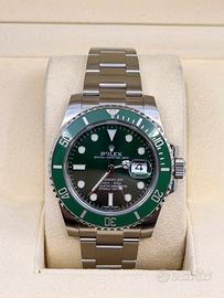 Rolex submariner hulk 116610LV anno 2011 full set