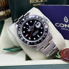 ⚫️ROLEX GMT-MASTER II BLACK BEZEL SEL NO HOLES
