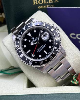 ⚫️ROLEX GMT-MASTER II BLACK BEZEL SEL NO HOLES