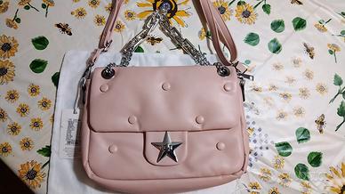 borsa rosa con stella nuova con cartellino 
