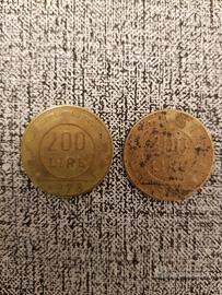 Monete da 200 lire