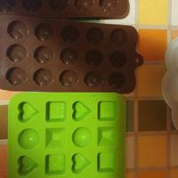 Stampi Silicone fiore Margherita e cioccolatini 