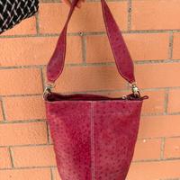 Vera Pelle borsa secchiello vintage