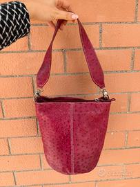 Vera Pelle borsa secchiello vintage