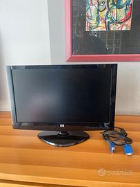 Monitor PC HP x20LED 20" funzionante + cavo VGA