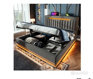 letto matrimoniale a cassettone