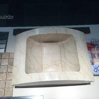 Lavabo di appoggio in marmo massello