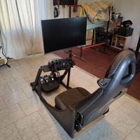 Simulatore Guida Logitech G923 + Seduta + Monitor