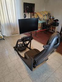 Simulatore Guida Logitech G923 + Seduta + Monitor