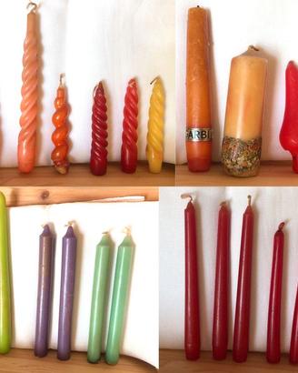 Assortimento candele a stelo