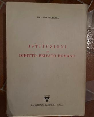 Istituzioni di diritto privato romano