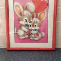 Quadro con cornice di legno