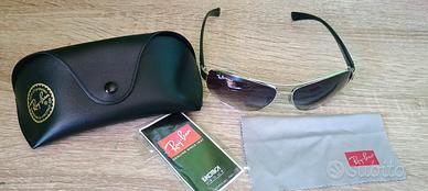 occhiali da sole Rayban  rb3386 come nuovi