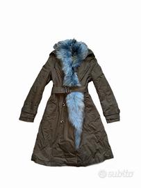 Cappotto pelliccia Verde 42 M Liu  Jo Nuovo