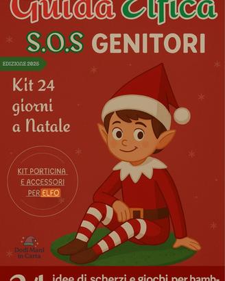 Kit del elfo con 24 giochi e scherzi