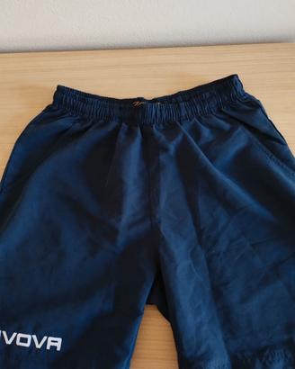 Pantaloncini corti blu Givova con tasche