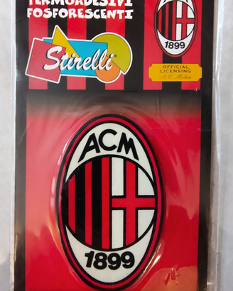 Etichetta termoadesiva fosforescente del Milan