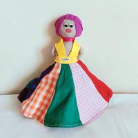 Cuba tipica bambola artigianale double face