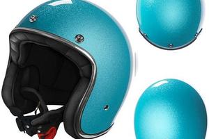 CASCO JET VINTAGE MOTO CUSTOM CAFE' RACER STORMER 