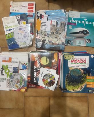 Libri scolastici 1, 2, 3 media