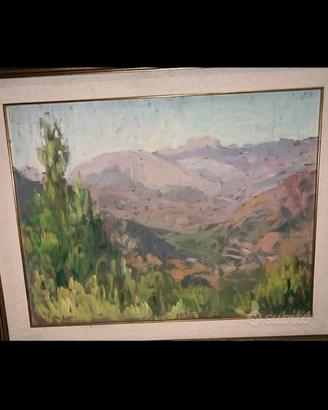 Quadro Olio maestro Pietro Mele 66•51 cm