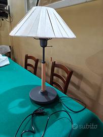Lampada da tavolo vintage Ikea Tuve con paralume l