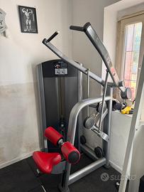 Life fitness nautilus  pull down lat machine