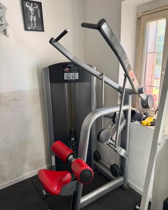 Life fitness nautilus  pull down lat machine