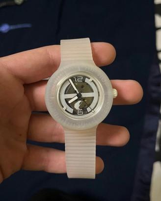 Orologio hip hop trasparente