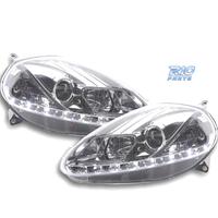 FARI PER FIAT GRANDE PUNTO 09- LUCE DIURNA A LED