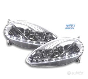 FARI PER FIAT GRANDE PUNTO 09- LUCE DIURNA A LED