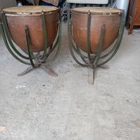 COPPIA TIMPANI ANTICHI