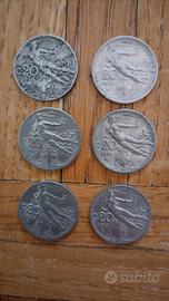 Monete 20 centesimi Regno d'Italia 