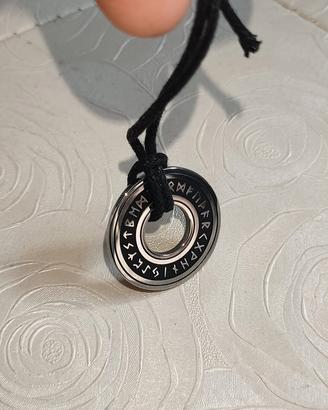 Collana Amuleto Runico Futhark Rune Magia Wicca 