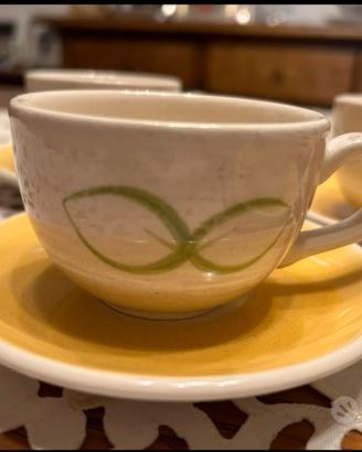 Tazzine caffè Thun con piattino collezione Cascina