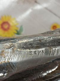 Scultura di A.Santini laminata in argento 925