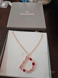 collana d amante lettera D 