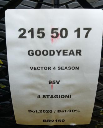 2 GOMME 215 50 17 GOODYEAR BR2150