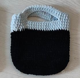 borsa fashion uncinetto fatta a mano 