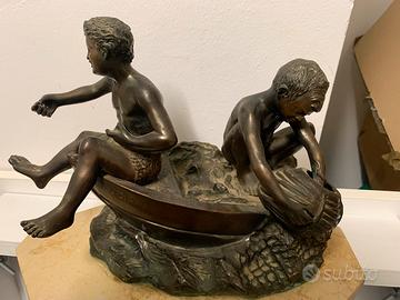 Scultura in bronzo firmata