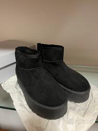 Stivaletti Platform neri 38