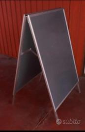 Lavagna bifacciale 100x70 con cornice clic clac