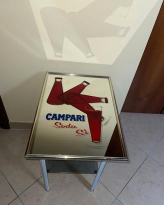 CAMPARI SODA SI' SPECCHIO VINTAGE ANNI '80