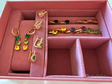 Set di 8 paia di orecchini bigiotteria