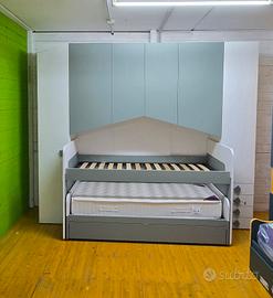 Cameretta 3 letti estraibili e ponte