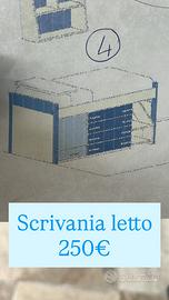 Scrivania letto