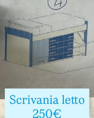 Scrivania letto